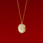 LUNA LOCKET | Initial Letters | Sterling Silver - MILA CANTES