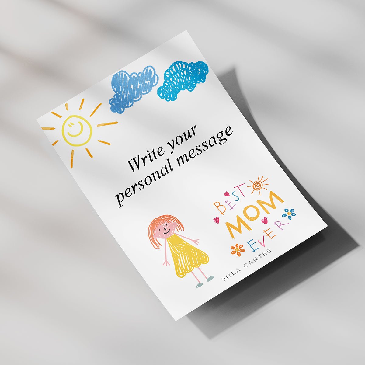 Personal Message Card - MILA CANTES